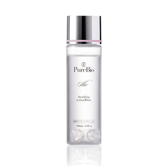 PUREBIO SPARKLING LOTION WHITE - Лосьон для прозрачной кожи