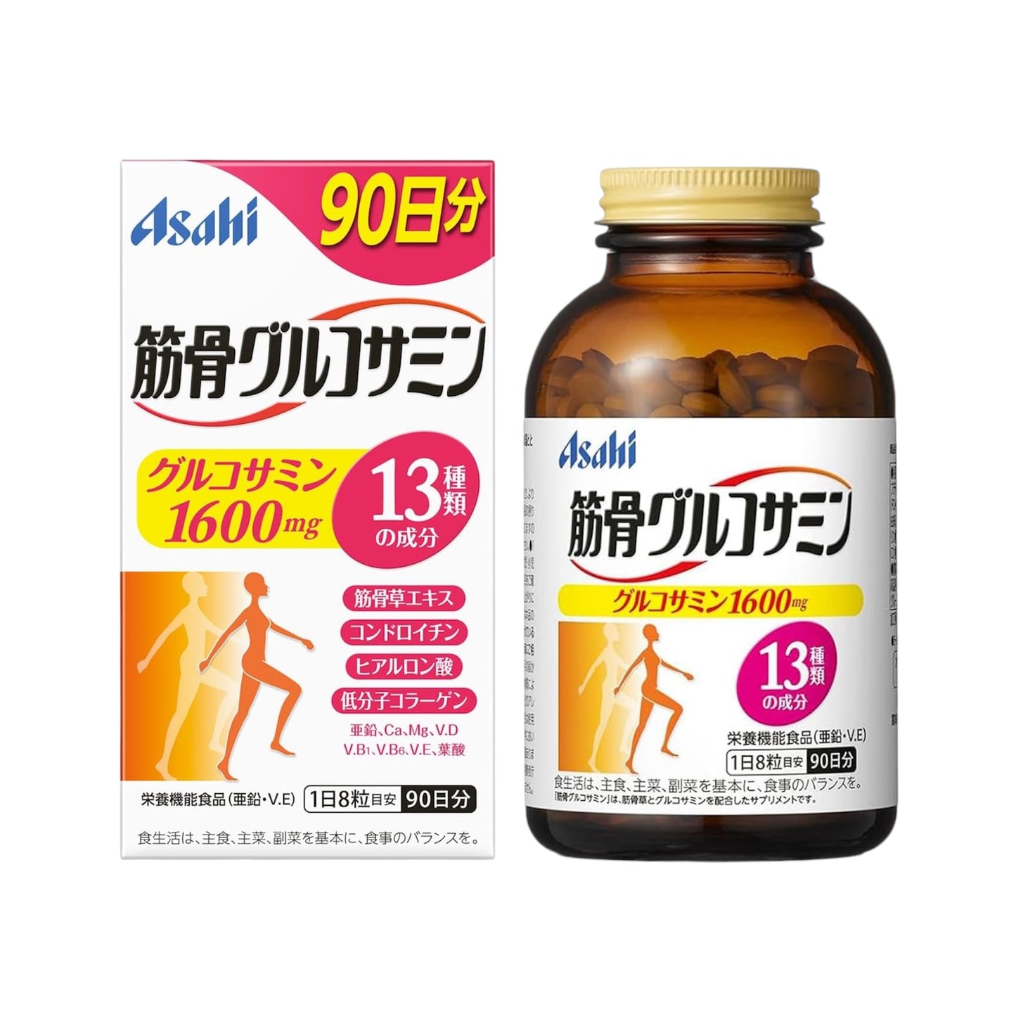 ASAHI Glucosamine - Глюкозамин + Хондроитин для укрепления суставов