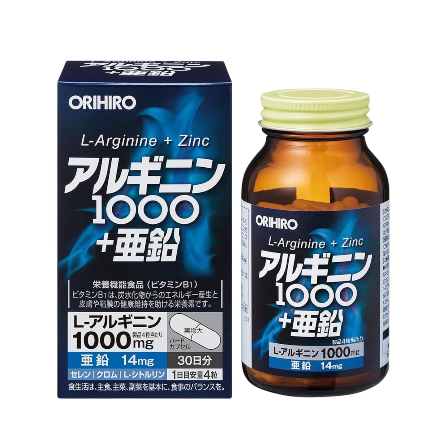ORIHIRO L-Arginine 1000 + Zinc - Аргинин 1000 + цинк