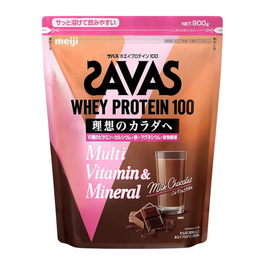 MEIJI SAVAS Whey Protein 100 - Сывороточный протеин с витаминами и минералами