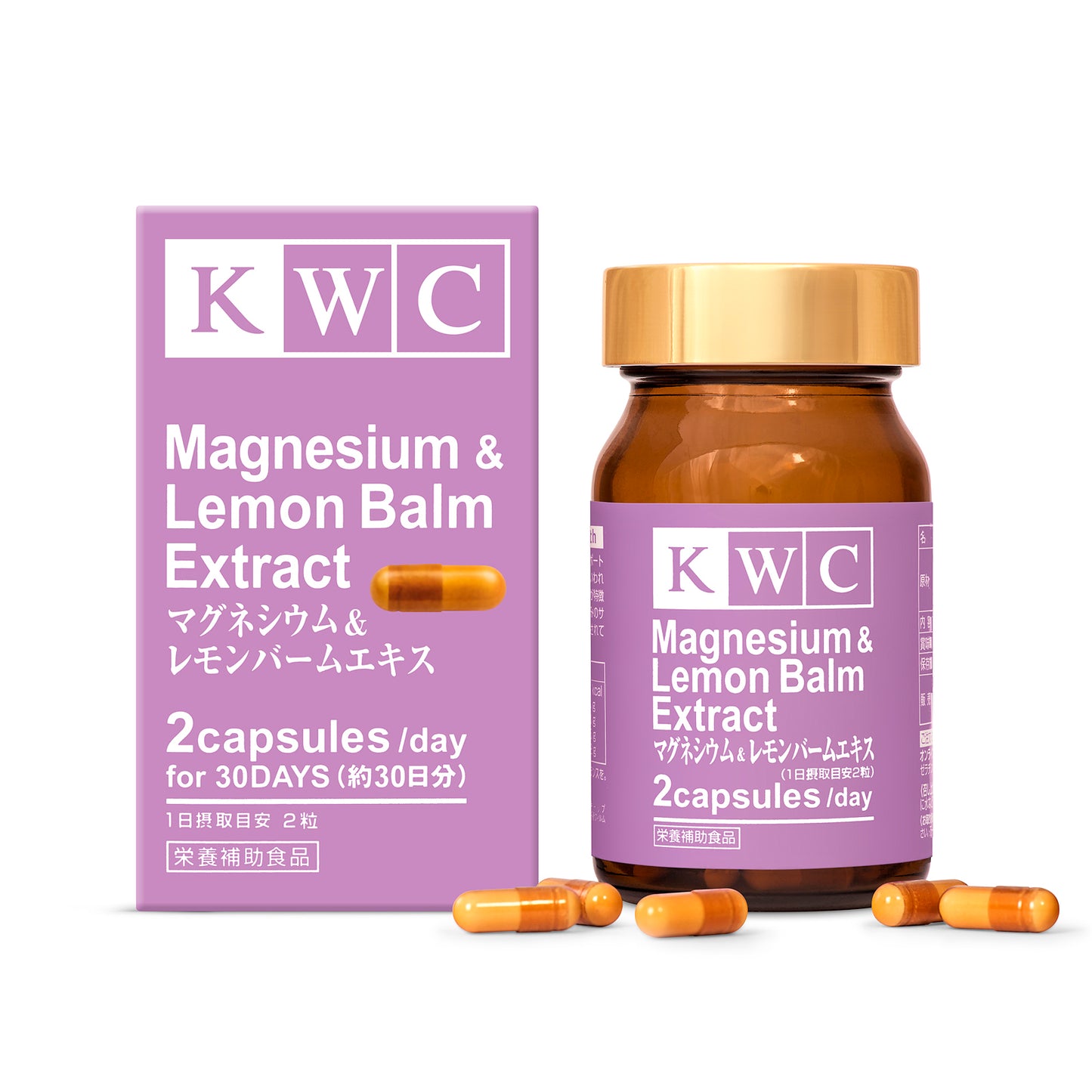 KWC MAGNESIUM & LEMON BALM EXTRACT - Комплекс от стресса и раздражительности