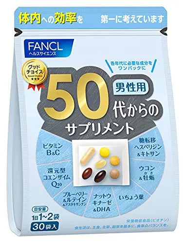 Fancl Витаминный комплекс для мужчин старше 50 лет - Ana Beauty Japan