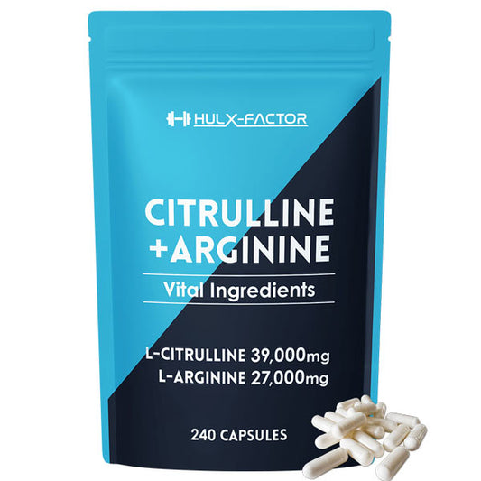 HULX-FACTOR Citrulline + Arginine - Complex with L-citrulline, L-arginine and zinc