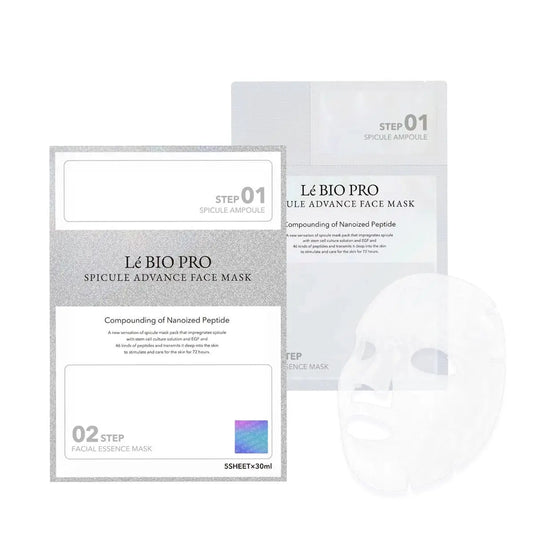 Le BIO PRO SPICULE ADVANCE FACE MASK - Двухэтапная маска для лица со спикулами Le BIO PRO