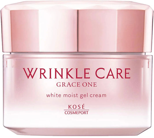 KOSE Cosmeport Grace One Wrinkle Care White Moist Gel Cream Отбеливающий гель-крем для лица против морщин Kose