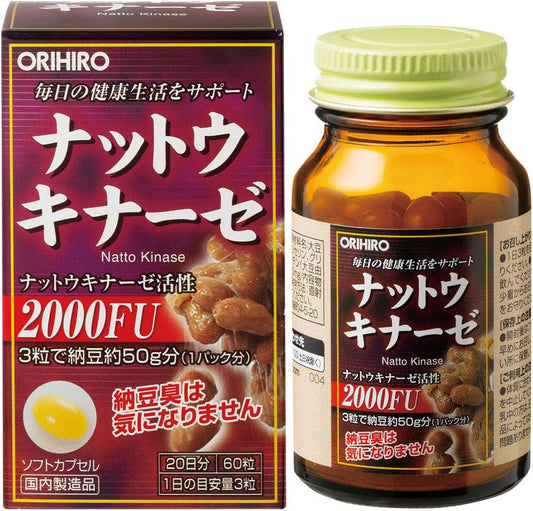 Orihiro Natto Kinase – наттокиназа для здоровья сердечно-сосудистой системы