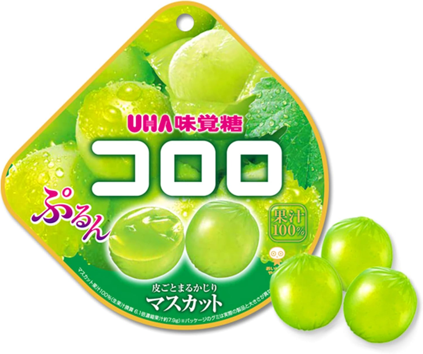 UHA KORORO MUSCAT - Chewable candies with collagen and grape juice