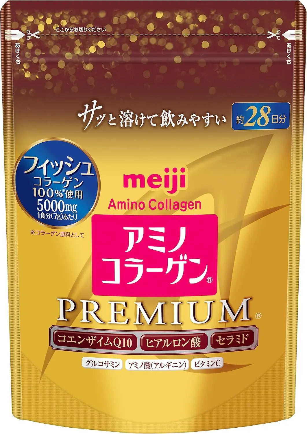 MEIJI Amino Collagen Premium - Амино-коллаген с церамидами MEIJI