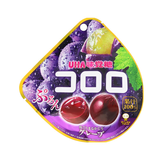 UHA KORORO GRAPE - Chewable candies with collagen and red grape juice