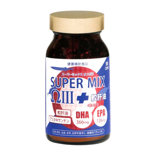 Enzym Corporation DHA EPA Super Mix Omega III + Shark Liver Oil - Mix Omega-3 + shark liver oil for heart and immunity