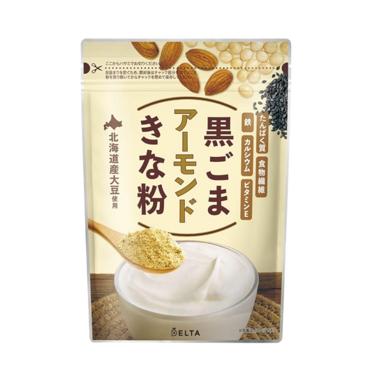 DELTA Kurogoma Almond Kinako - Порошок из чёрного кунжута, миндаля и сои