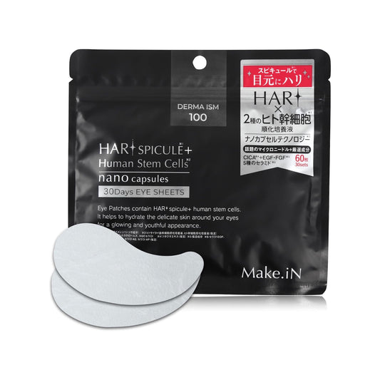 Make.iN HARI Spicule Moist Eye Sheet - Microneedle patches for eye area skincare.
