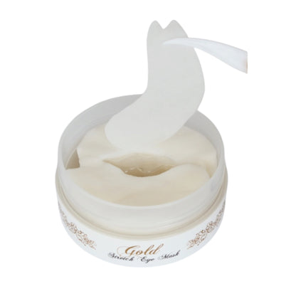 HiTOKi Gold Stretch Eye Mask - Патчи для кожи вокруг глаз с золотом, пептидами, плацентой и увлажняющим комплексом