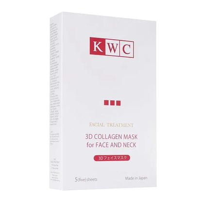 KWC 3D Collagen Mask For Face And Neck - Маска для лица и шеи