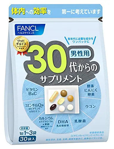 FANCL Витаминный комплекс для мужчин от 30 лет - Ana Beauty Japan