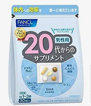 Fancl Витаминный комплекс для молодых мужчин от 20 до 30 лет - Ana Beauty Japan