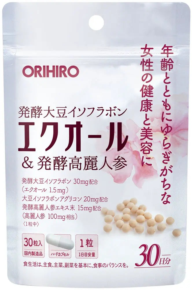 ORIHIRO Соевые изофлавоны и женьшень на 30 дней ORIHIRO