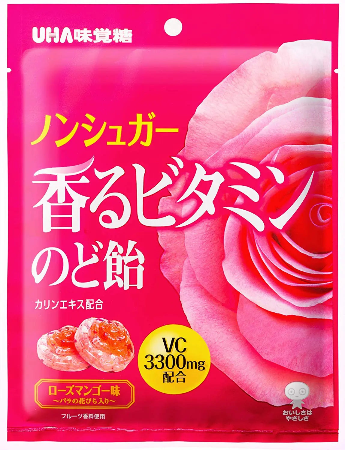 Леденцы со вкусом и ароматом розы, без сахара - Ana Beauty Japan