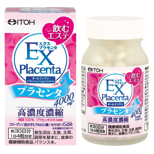 ITОH EX PLACENTA Экстракт плаценты, 120шт. - Ana Beauty Japan